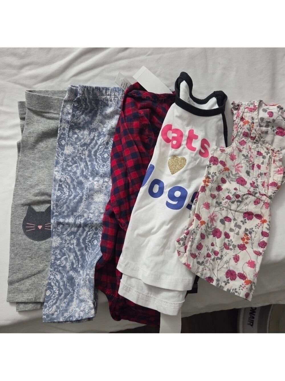 Baby Girl Clothes Lot 5pc Bundle | OshKosh Joe Fresh Old Navy | Size 6-18M